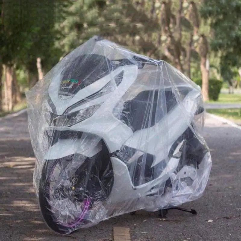 Electric Scooter Rain Cover - غطاء دراجة نارية شفاف مقاوم للماء،