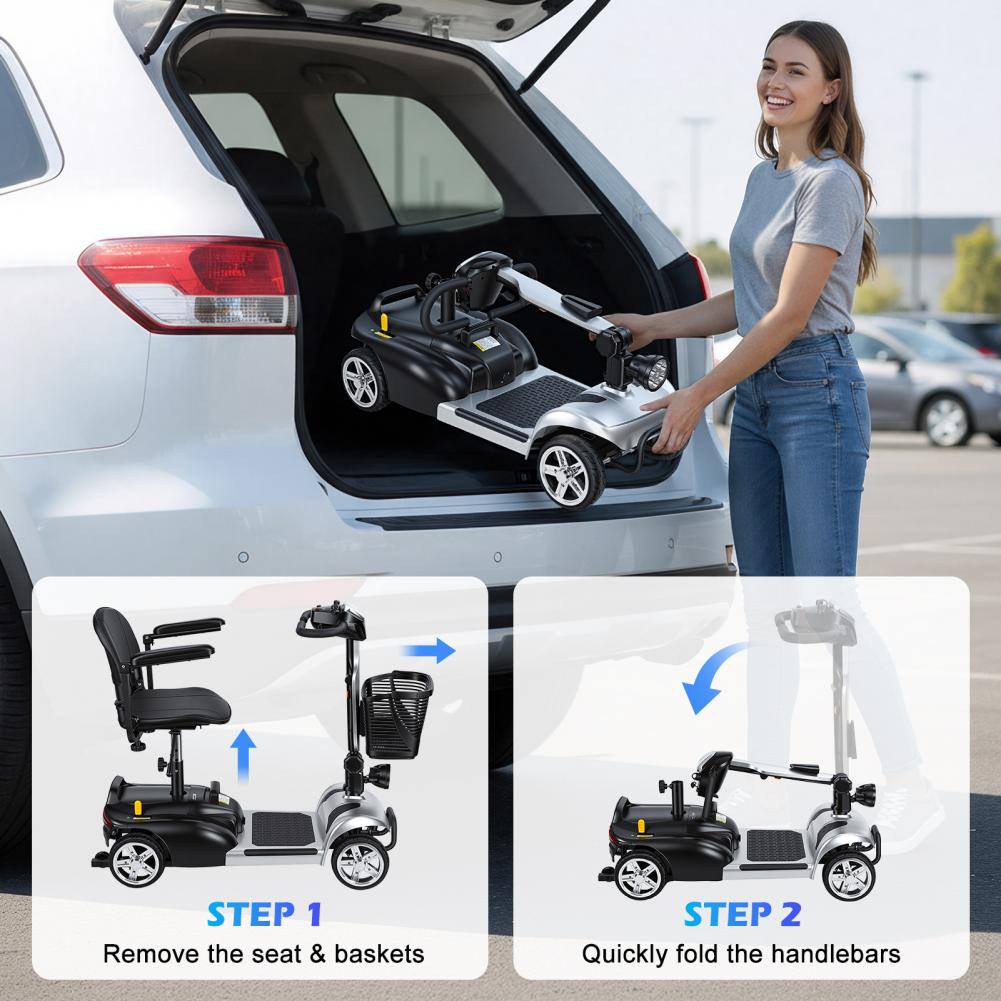سكوتر كهربائي قابل للطي خفيف ا - مراجعة Electric Scooter Charger وسعره