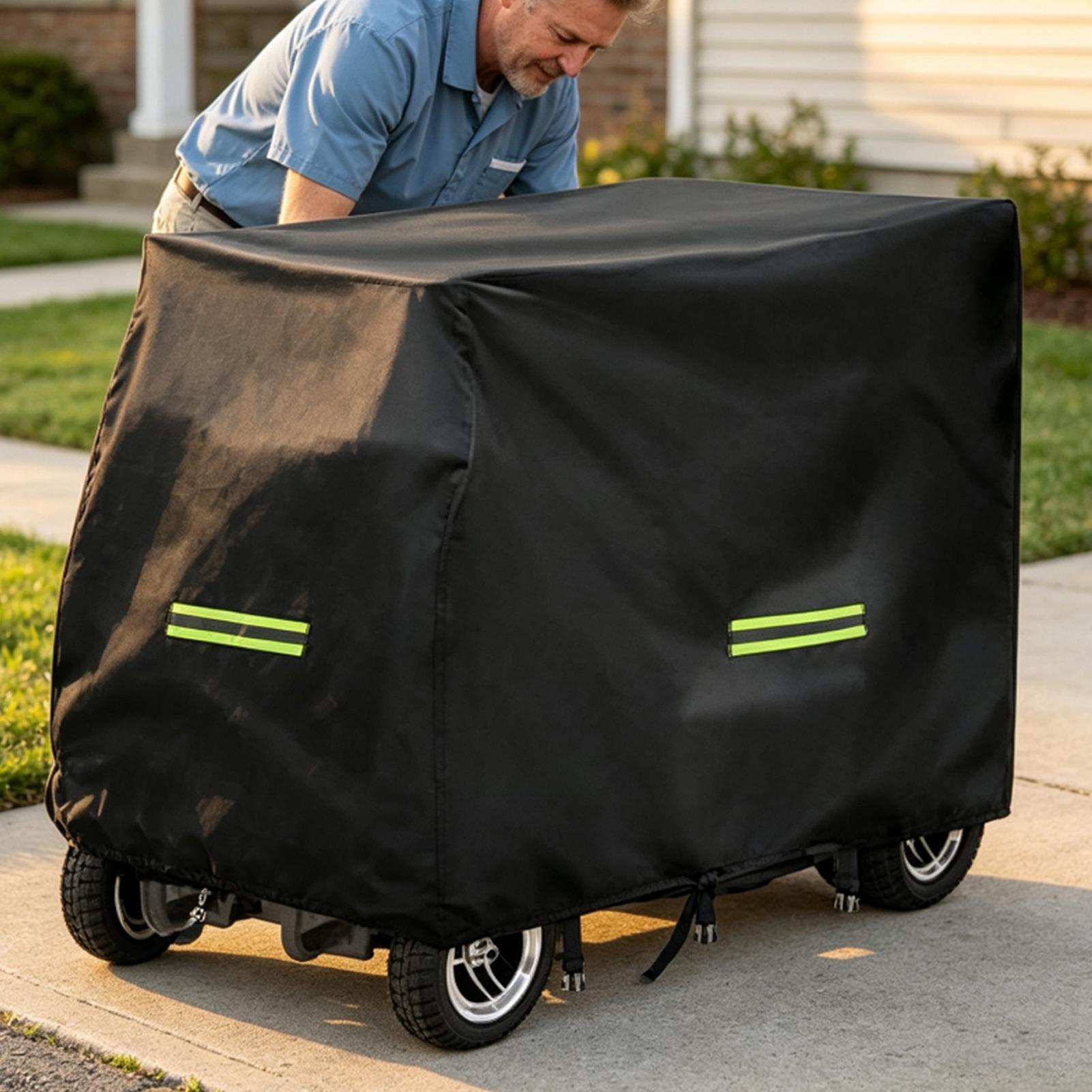 غطاء سكوتر التنقل المقاوم للما - مراجعة Electric Scooter Rain Cover وسعره