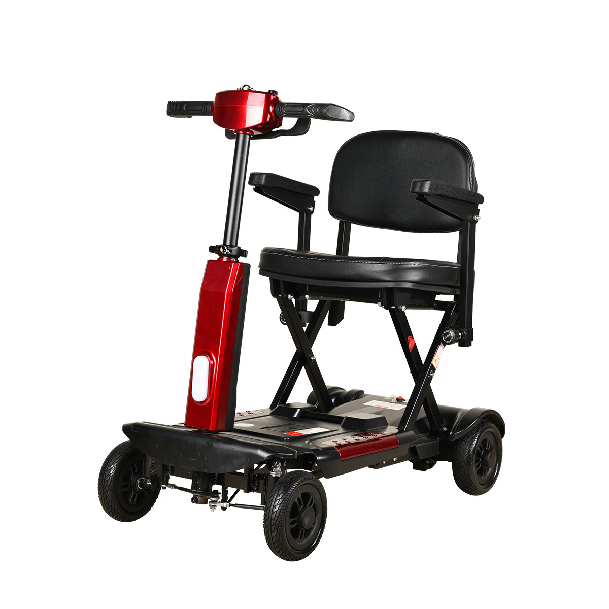 جديد 4 عجلات المسنين المعاقين  - مراجعة Folding Electric Scooter وسعره