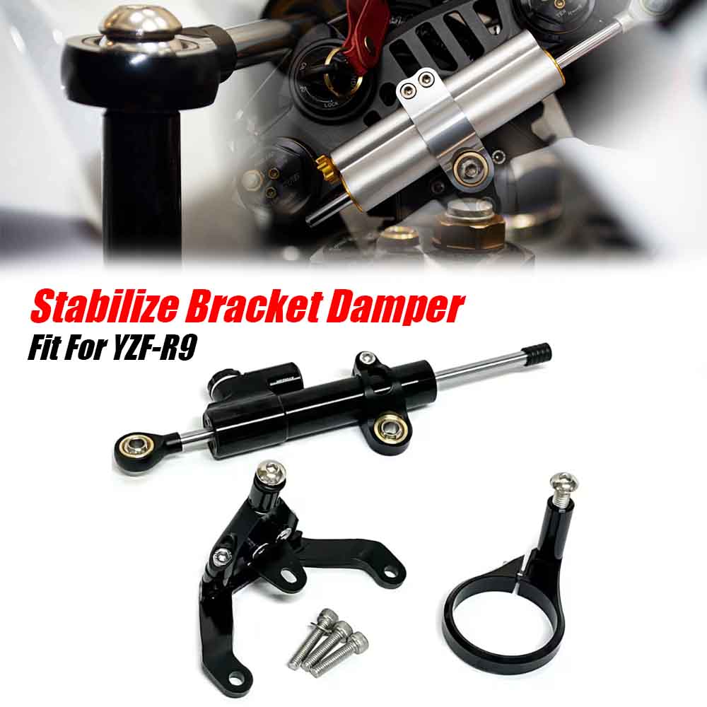 لـ YZF-R9 YZF R9 2025 2026، دع - مراجعة Steering Damper Stabilizer Kit Cnc وسعره