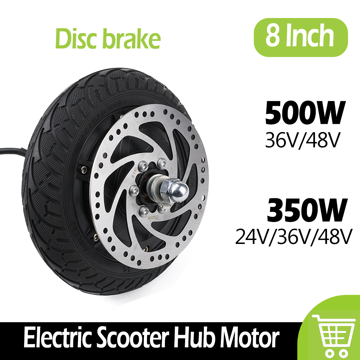 8 بوصة محرك سكوتر كهربائي فرش  - مراجعة Electric Scooter 500W وسعره