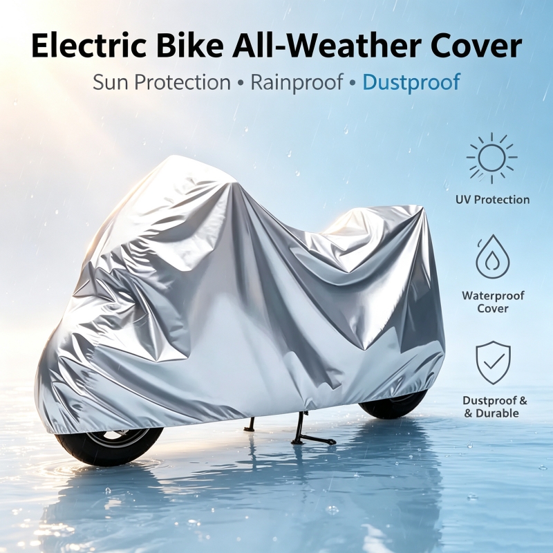 غطاء دراجة نارية عالمي مقاوم ل - مراجعة Electric Scooter Rain Cover وسعره