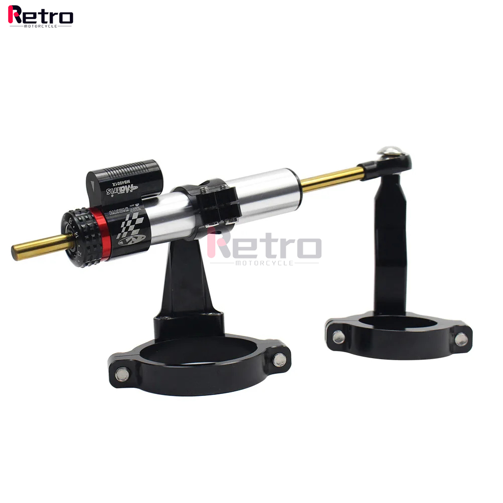 التوجيه المثبط استقرار دراجة ن - مراجعة Steering Damper Stabilizer Kit Cnc وسعره