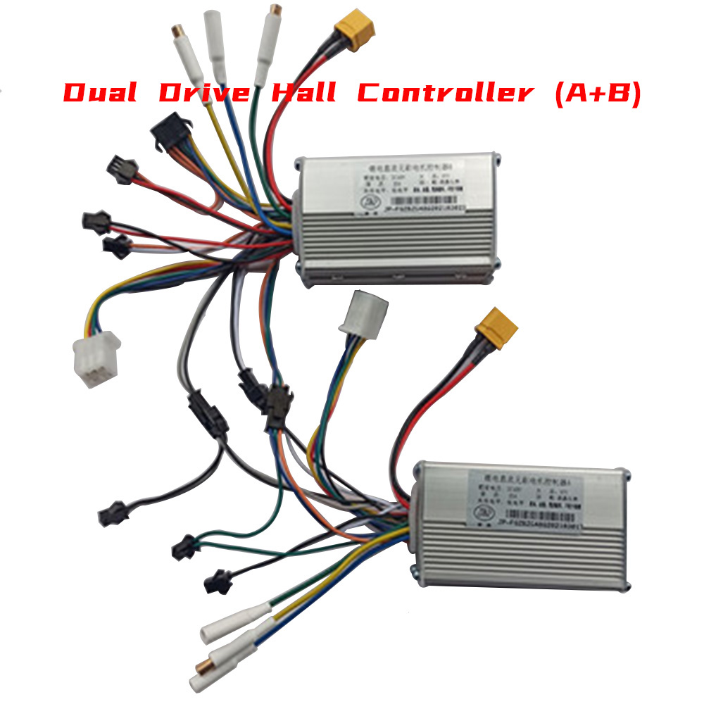 Jipin تحكم قاعة لا قاعة موتور  - مراجعة 72V 45A Dual Controller وسعره