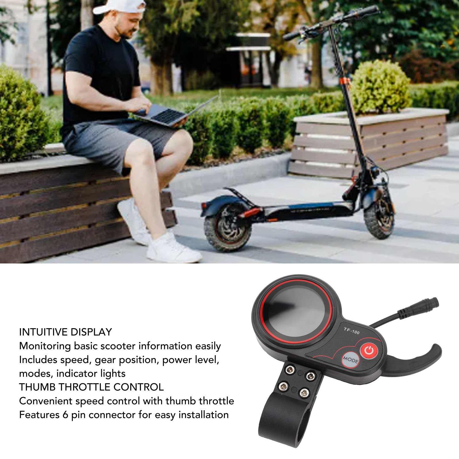 شاشة LCD لسكوتر كهربائي 48 فول - مراجعة Scooter Electric وسعره